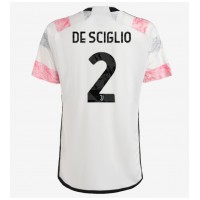 Camisa de Futebol Juventus Mattia De Sciglio #2 Equipamento Secundário 2023-24 Manga Curta